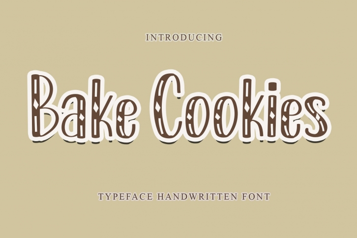 Bake Cookies Font Download