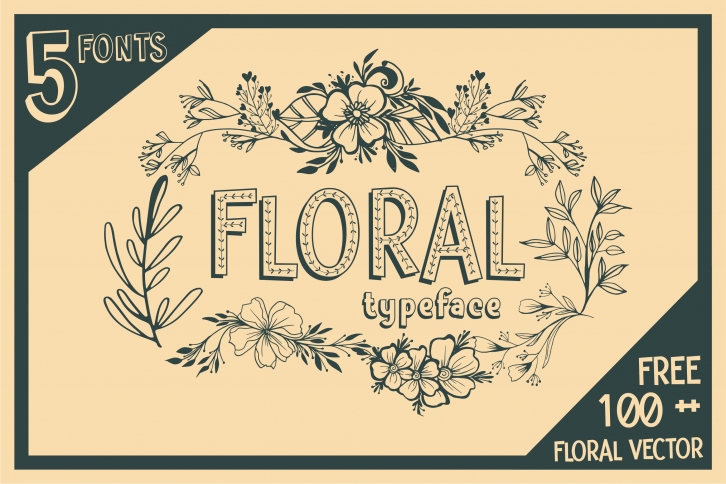 Floral Font Download