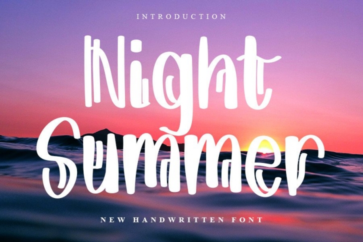 Night Summer Font Download