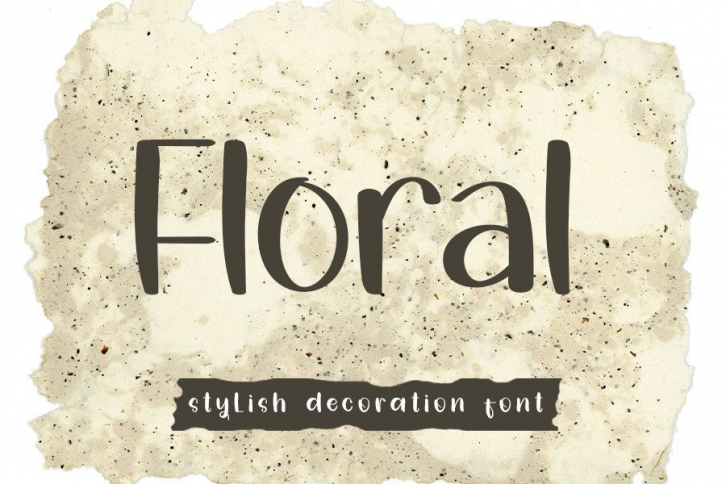 Floral Font Download