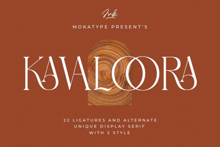 Kavaloora - Stylish Ligatures Font Download