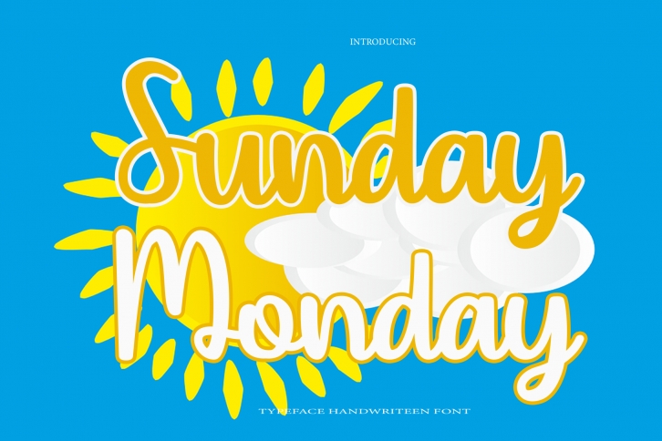 Sunday Monday Font Download