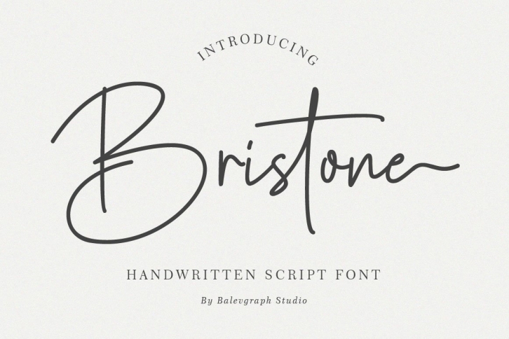 Bristone Font Download