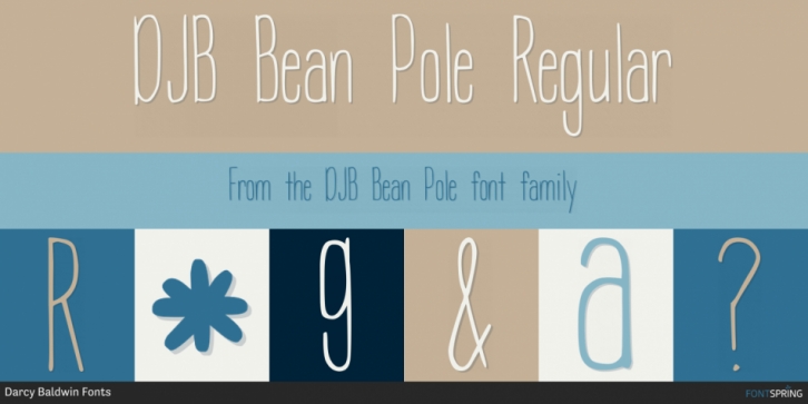 DJB Bean Pole Font Download
