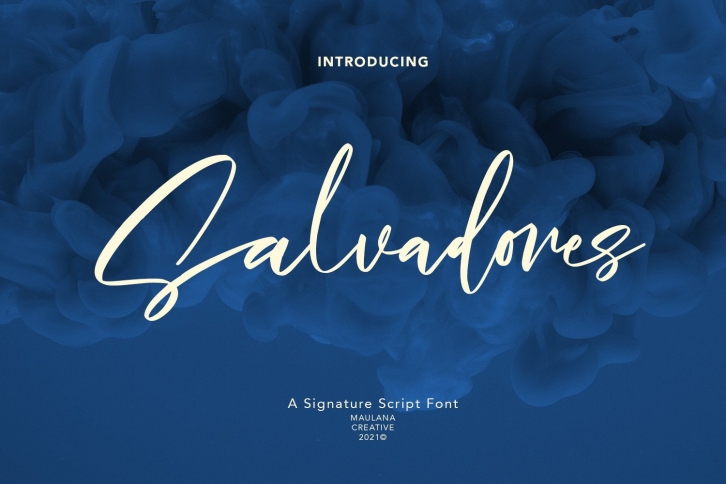 Salvadores Signature Font Download