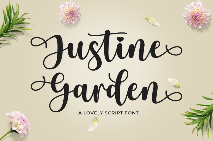 Justine Garden Font Download