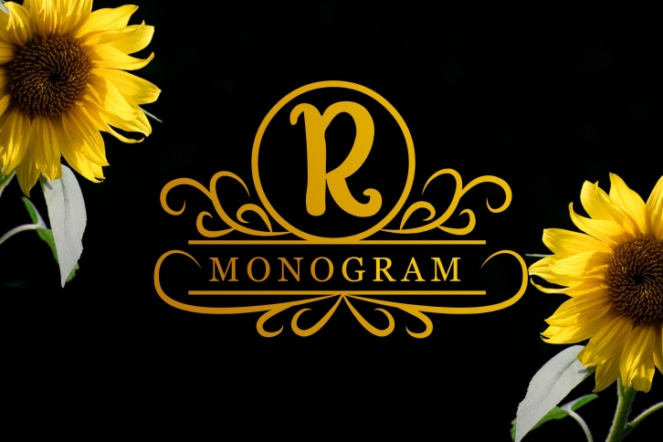 Awesome Monogram Font Download