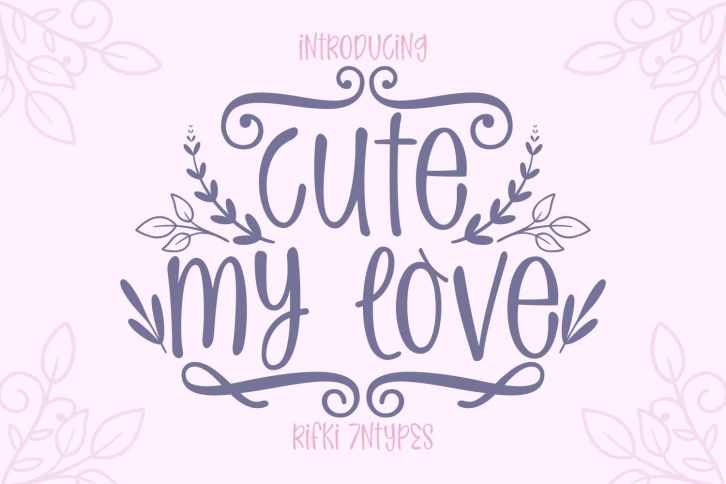 Cute My Love Font Download