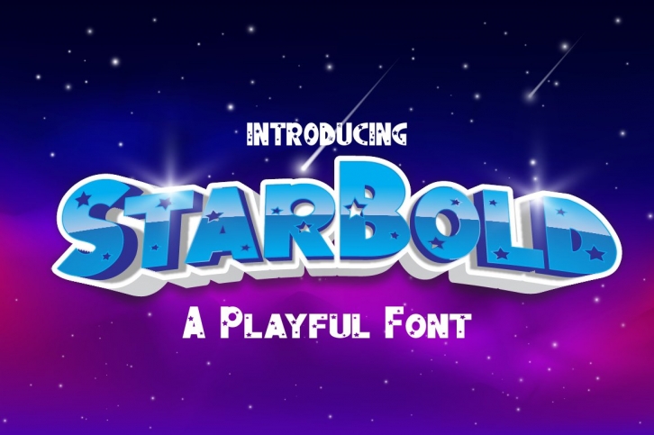 Star Bold a Playful Font Download