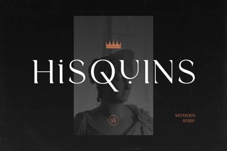 Hisquins - Minimalis & Modern Serif Font Download