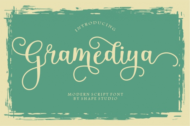 Gramediya Script Font Download