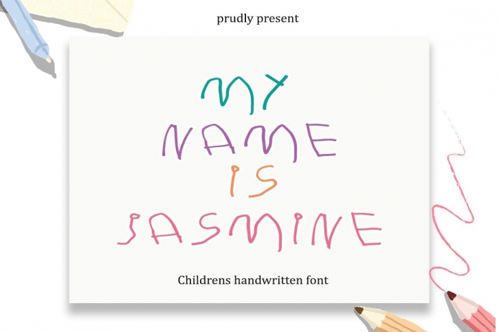 My Name is Jasmine Font Download