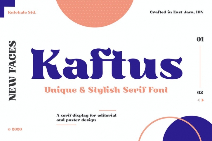 Kaftus Display Serif Font Font Download