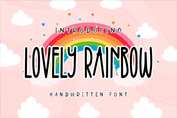 Lovely Rainbow Font Download