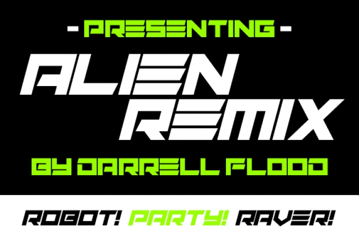 Alien Remix Font Download