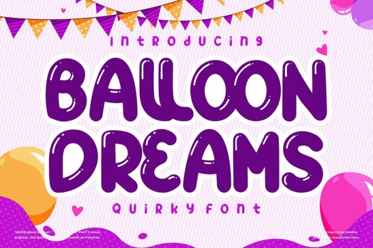 Balloon Dream LS Font Download