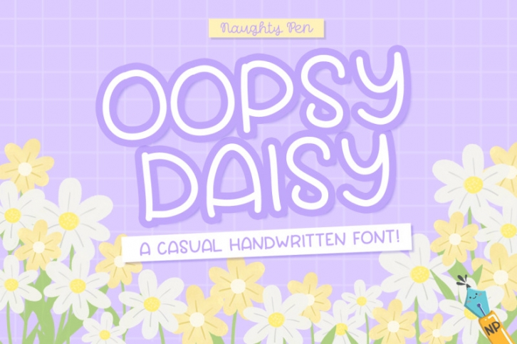 Oopsy Daisy Casual Handwritten Font Font Download