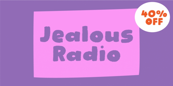 Jealous Radio Font Download