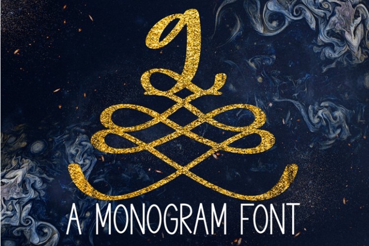 A Formal Monogram Font Download