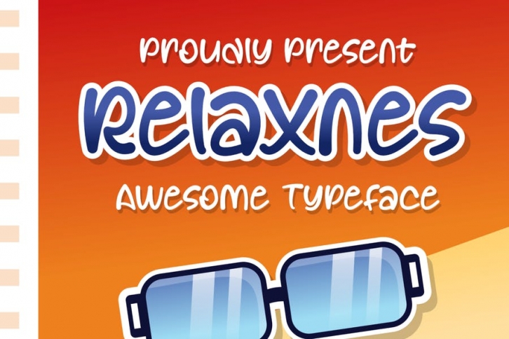 DS Relaxnes - Playful Typeface Font Download