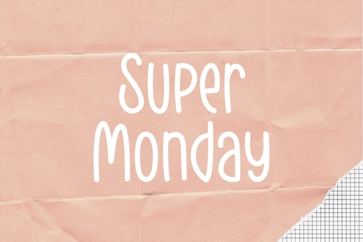 Super Monday Font Download