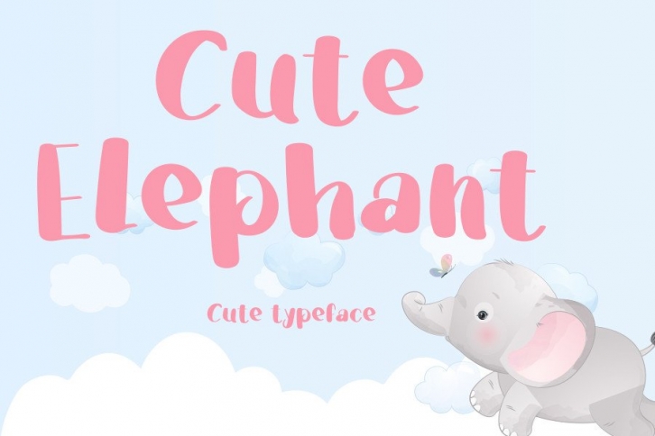 Cute Elephant Font Download