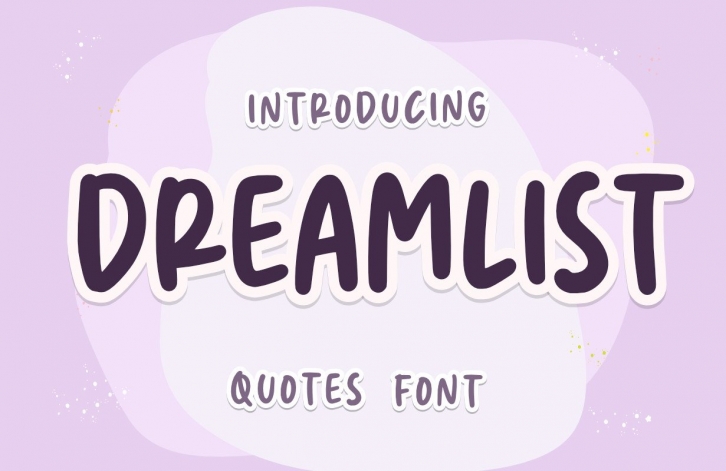 Dreamlist Font Download