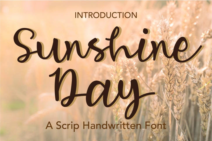 Sunshine Day Font Download