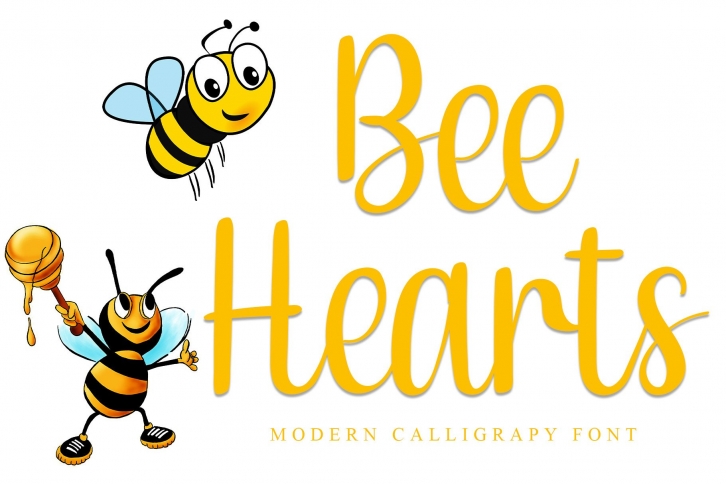 Bee Hearts Font Download