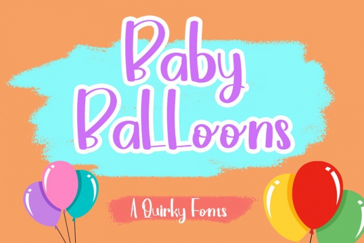 Baby Balloons Font Download