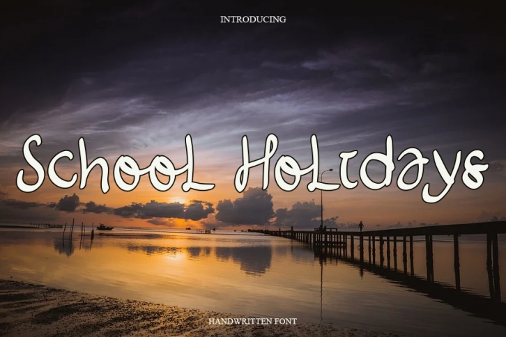 School Holidays Font Download