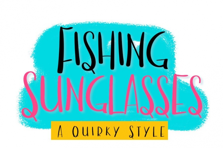Fishing Sunglasses Font Download