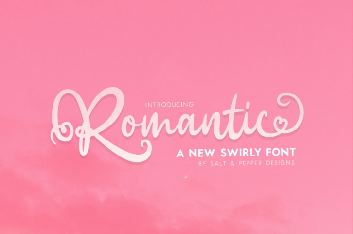 Romantic Script Font (Script Fonts, Romantic Fonts, Love Fonts) Font Download
