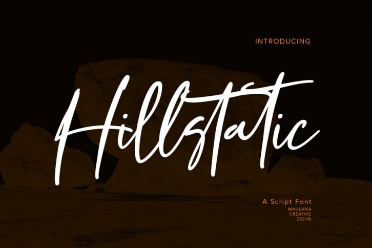 Hillstatic Script Font Font Download