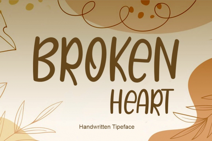 BROKEN HEART Font Download