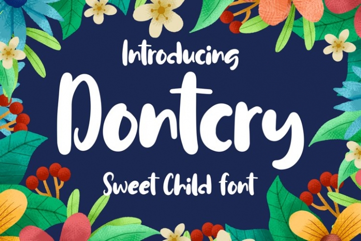 Dontcry Font Download