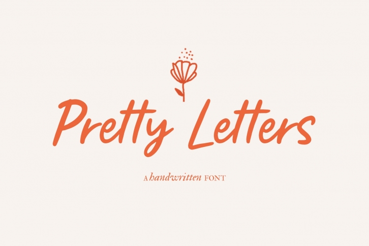 Pretty Letters handwritten Font Download