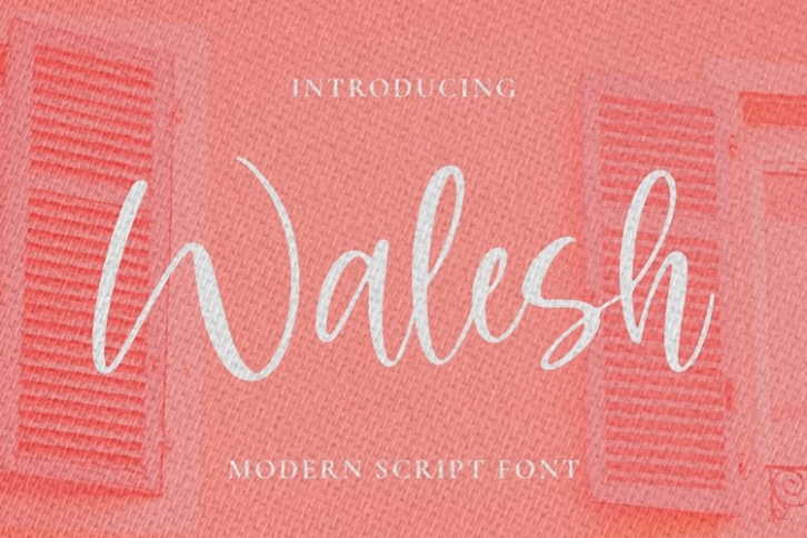 Walesh Font Download
