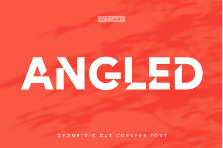 Cut Angles Font Font Download