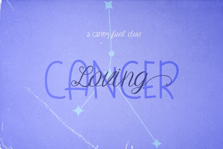 Loving Cancer Duo Font Download