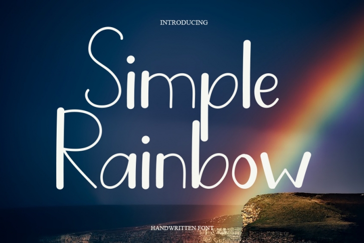 Simple Rainbow Font Download