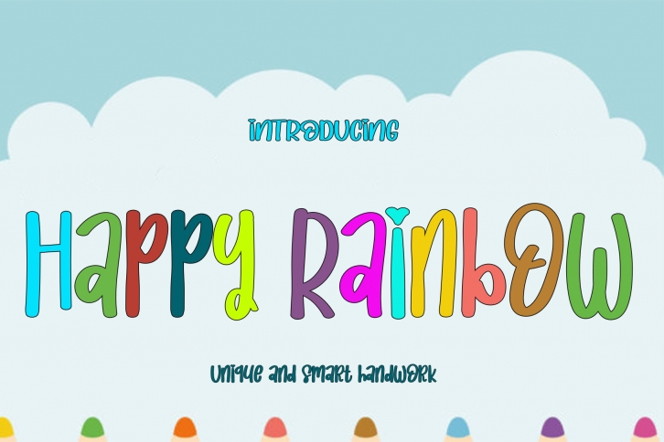 Happy Rainbow Font Download