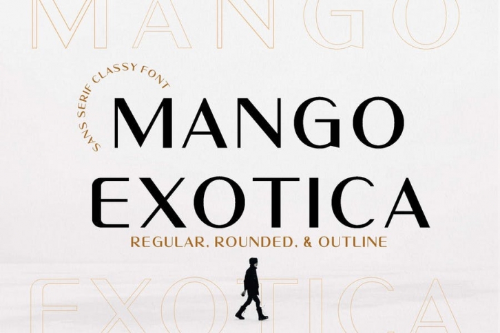 Mango Exotica Modern Minimalism Font Font Download