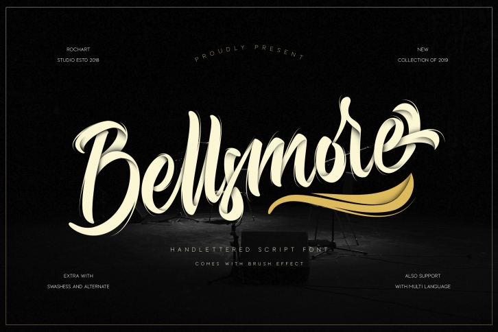 Bellsmore Brush Font Download