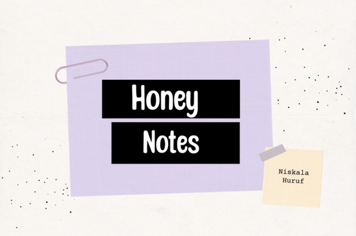 Honey Notes Font Download
