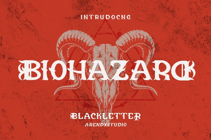 Biohazard Font Download