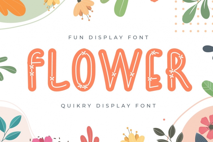 Flower Yellow Font Download