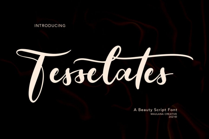 Tesselates Beauty Script Font Font Download