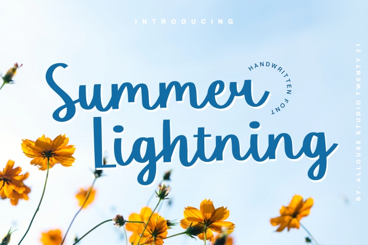 Summer Lightning Font Download