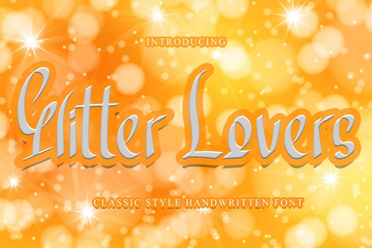 Glitter Lovers Font Download